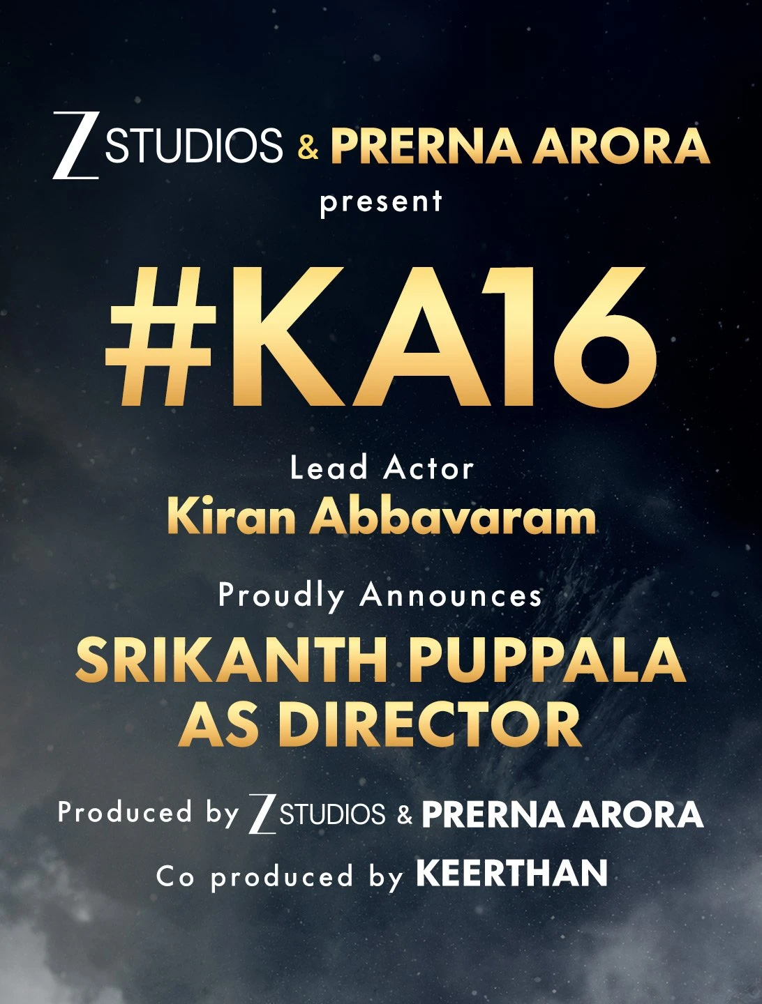 KIRAN ABBAVARAM NEW FILM ANNOUNCEMENT