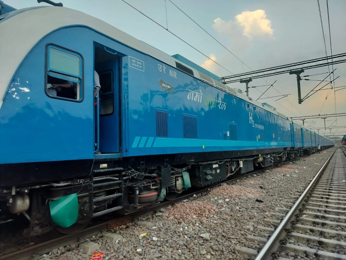 INDIA 1 ST HYDROGEN TRAIN