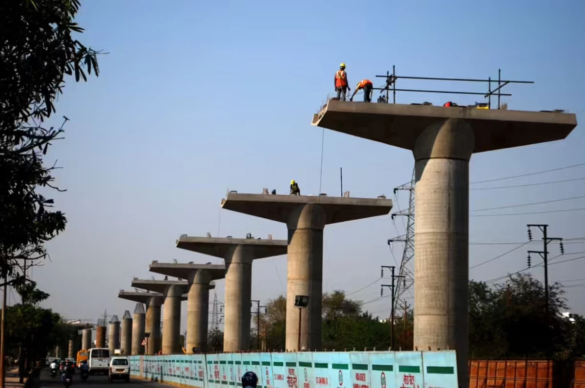 METRO CONSTRUCTION IN INDIA 