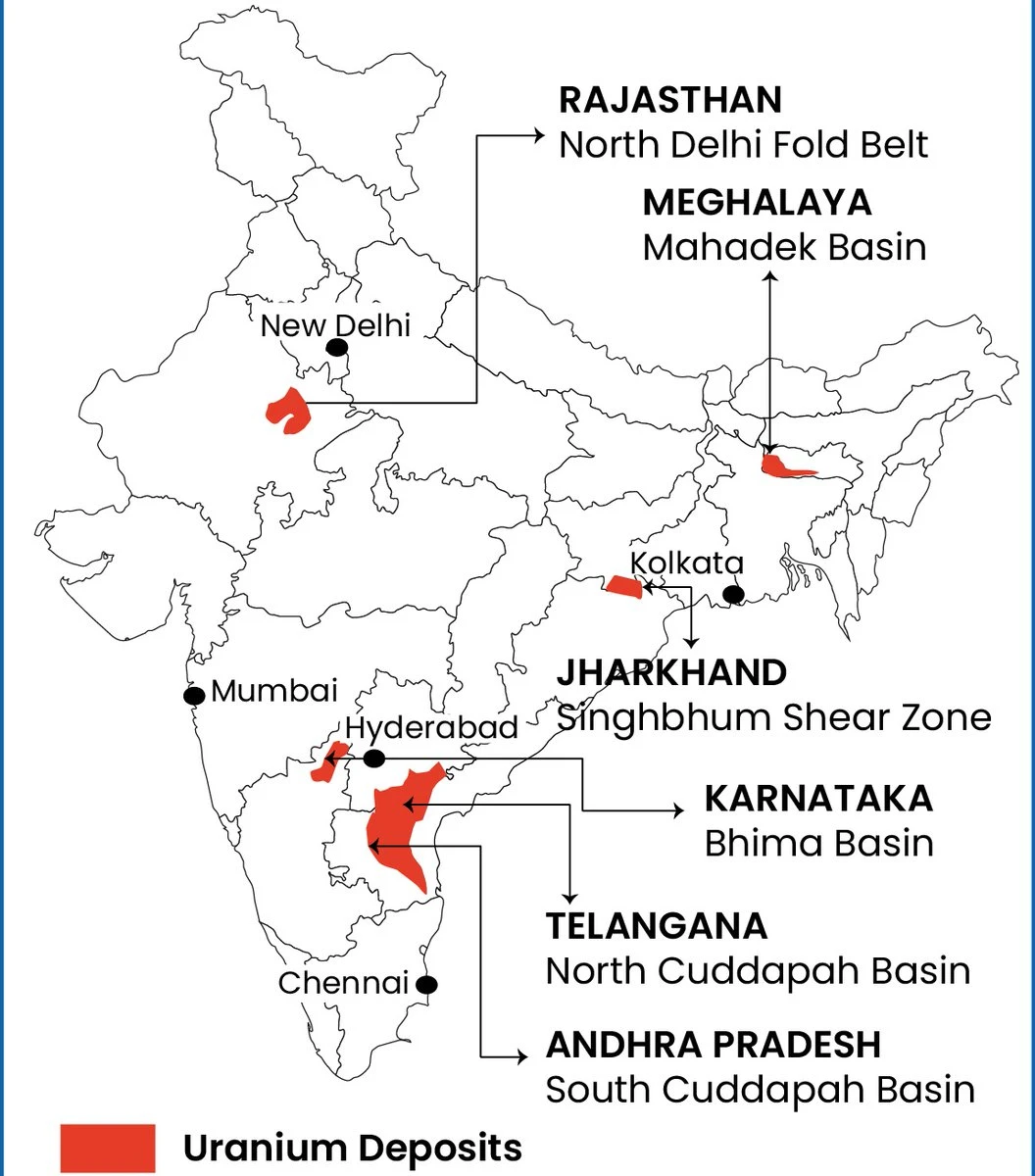 URANIUM DEPOSITS IN INDIA 