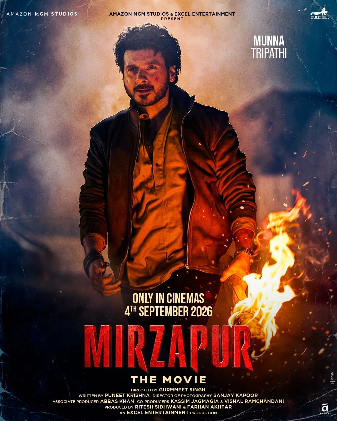 MIRZAPUR MOVIE RELEASING ON SEPTEMBER 4 TH 2026 . 