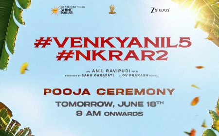 ANIL RAVIPUDI NEXT FILM POOJA CEREMONY BEGINS TOMORROW  !!! 