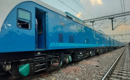 INDIA 1 ST HYDROGEN TRAIN