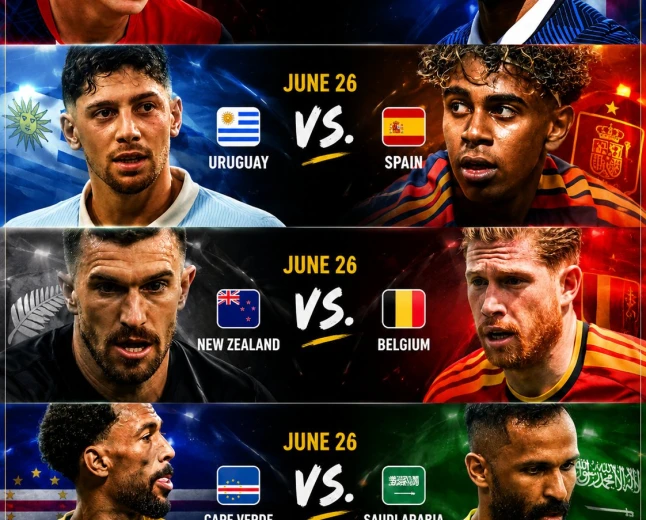TODAY'S FIFA WORLD CUP MATCHES 