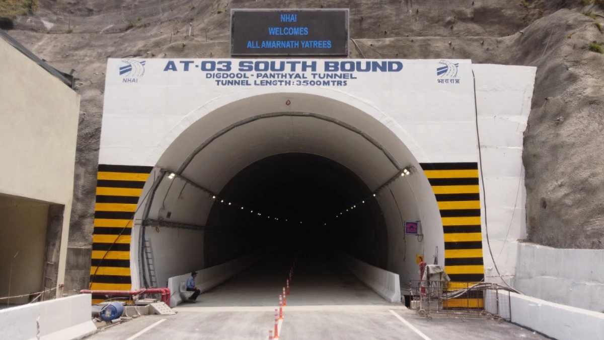 Digdool-Panthyal AT-03 South Bound Tunnel - NH-44. 