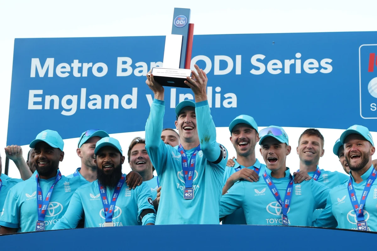 ENGLAND WON THE ODI SERIES AGAINST INDIA