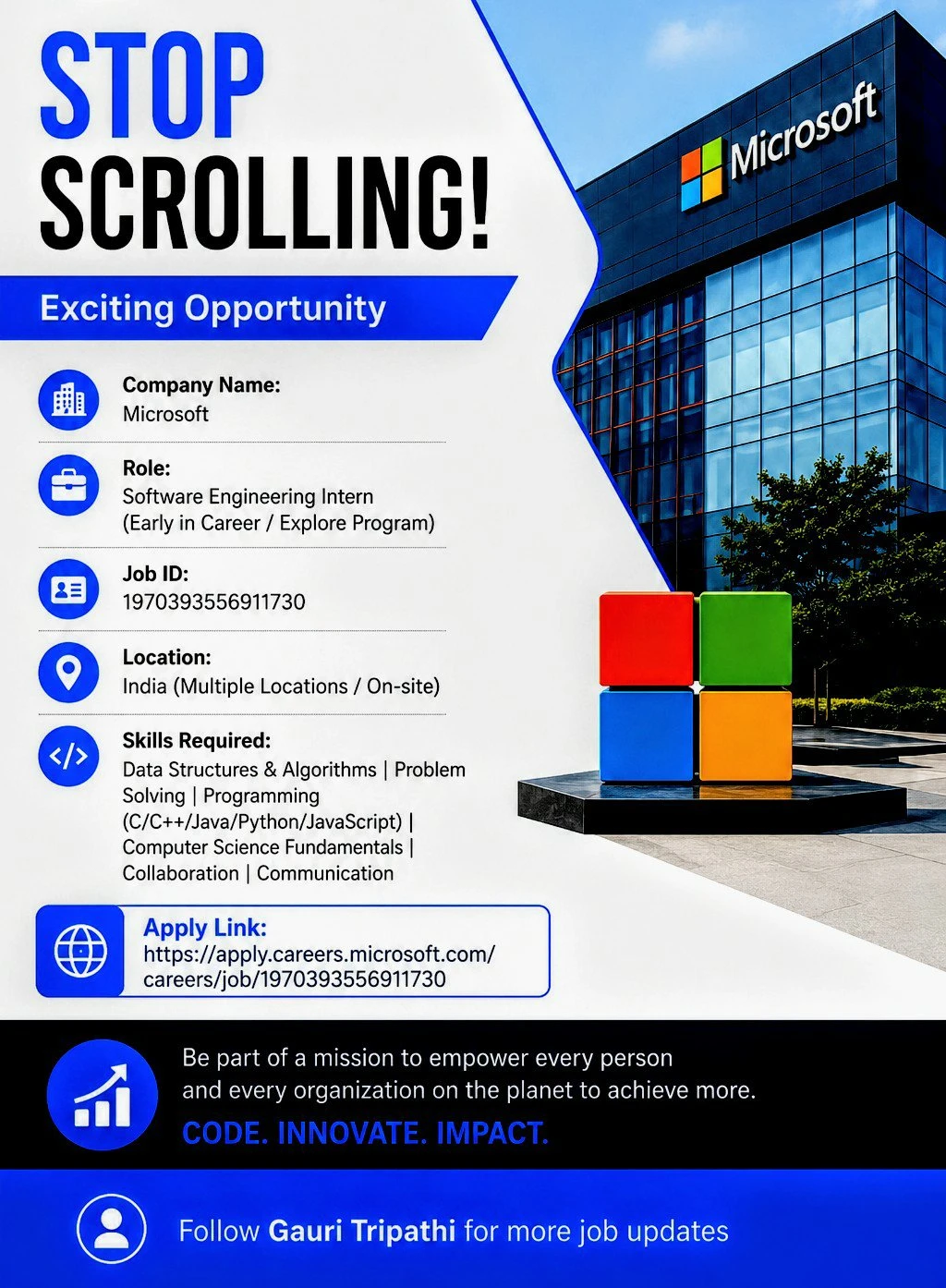 SOFTWARE ENGINEERING INTERN 