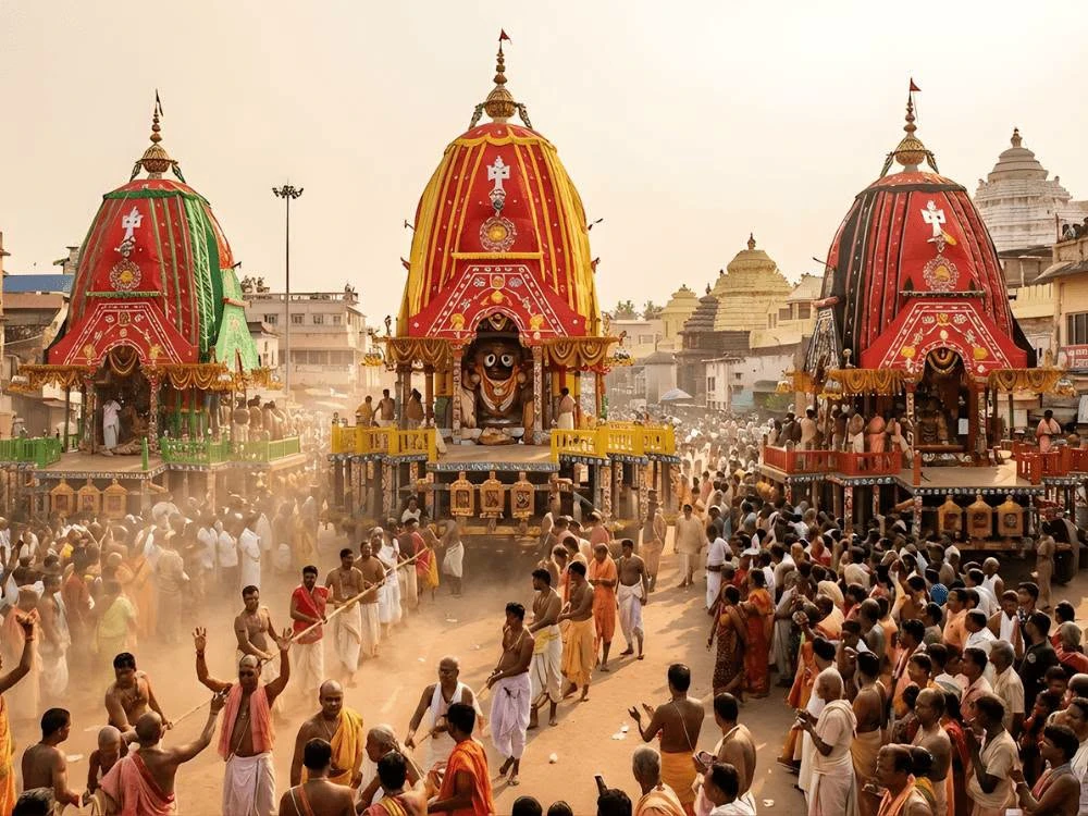 Puri jagannath RATA YATRA BEGINS TODAY 
