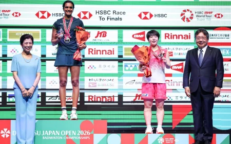 PV Sindhu becomes the FIRST Indian to win the Japan Open. 