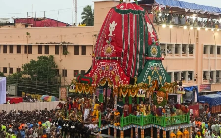 RATHA YATRA BEGINS WITH HUGE CROWD