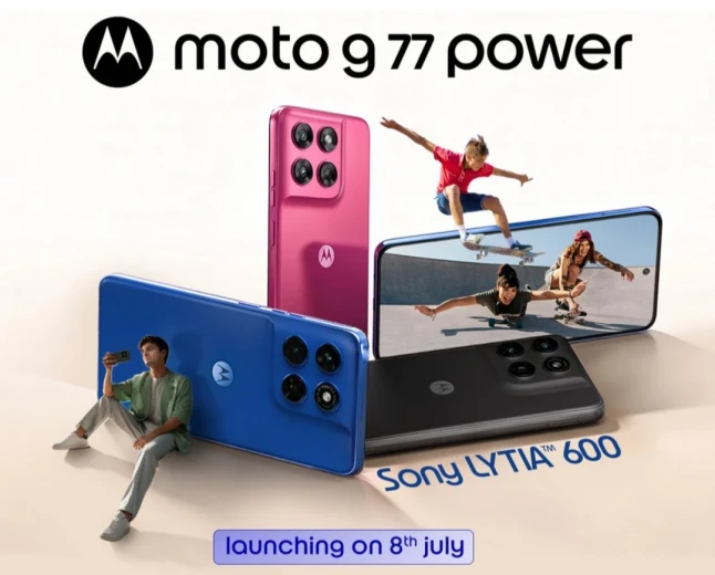 MOTOROLA MOTO G77 5G LAUNCHING ON JULY 8 TH 2026