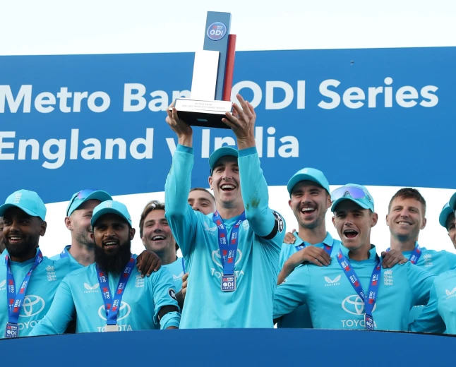 ENGLAND WON THE ODI SERIES AGAINST INDIA