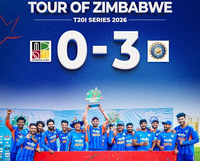 INDIA WON THE T20 SERIES AGAINST ZIMBABWE 