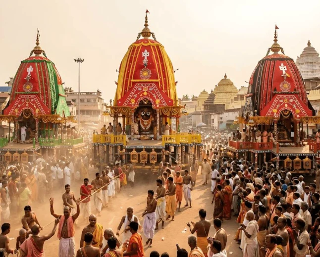 Puri jagannath RATA YATRA BEGINS TODAY 