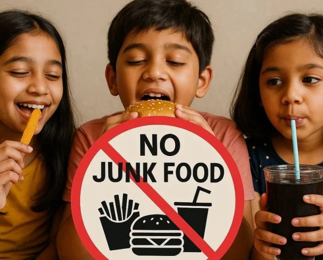 Maharashtra bans junk food near schools. 