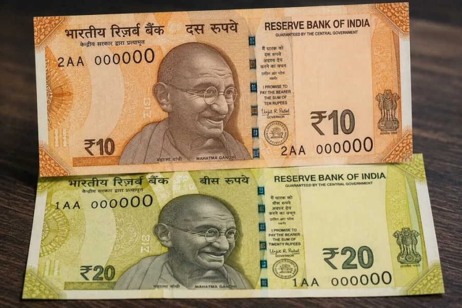 Government approves introduction of one billion polymer banknotes of Rs 10 and 20.